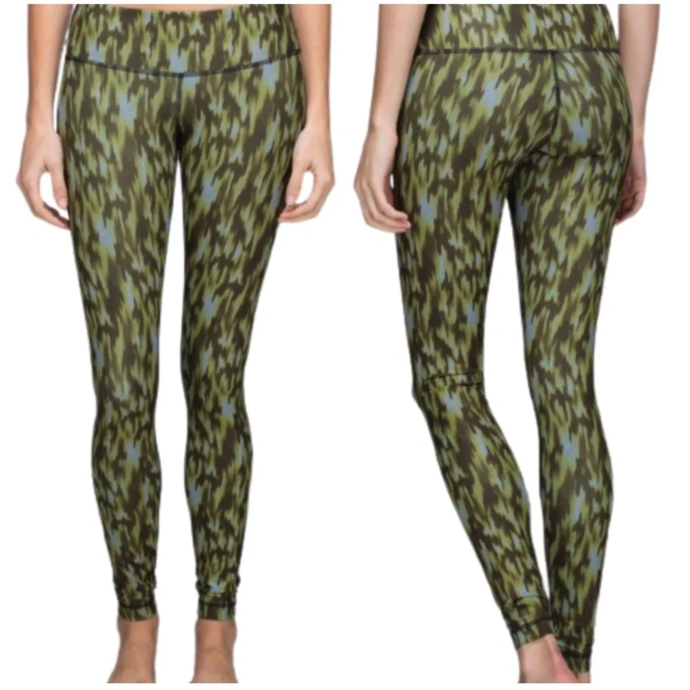 Lululemon Wunder Under Pant Full On Luxtreme Almost Pearl Leggings Size 6